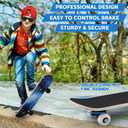 Honoson 7 Pcs Skateboard for Toddlers Beginners Knee Elbow Pads Wrist Guards Gear Set