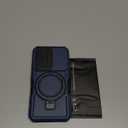 Magnetic Case for Samsung Galaxy S23 5G, with Ring Stand [Glass Screen Protector] [Compatible with MagSafe] Military Grade Case with Camera Cover, Shockproof Cover for Samsung S23 5G 6.1 inch, Blue