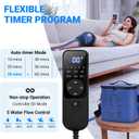 Cold Therapy Machine - Programmable Ice Machine for Knee After Surgery with Quiet Pump & Continuous Cold Flow, Portable Ice Therapy System for ACL, Meniscus & Knee Replacement, Cryotherapy Pain Relief