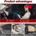 XCBYT Car Window Shades - 4 Pack Car Window Covers 99% UV Protection Magnetic Fordable Privacy Sun Shade for Baby