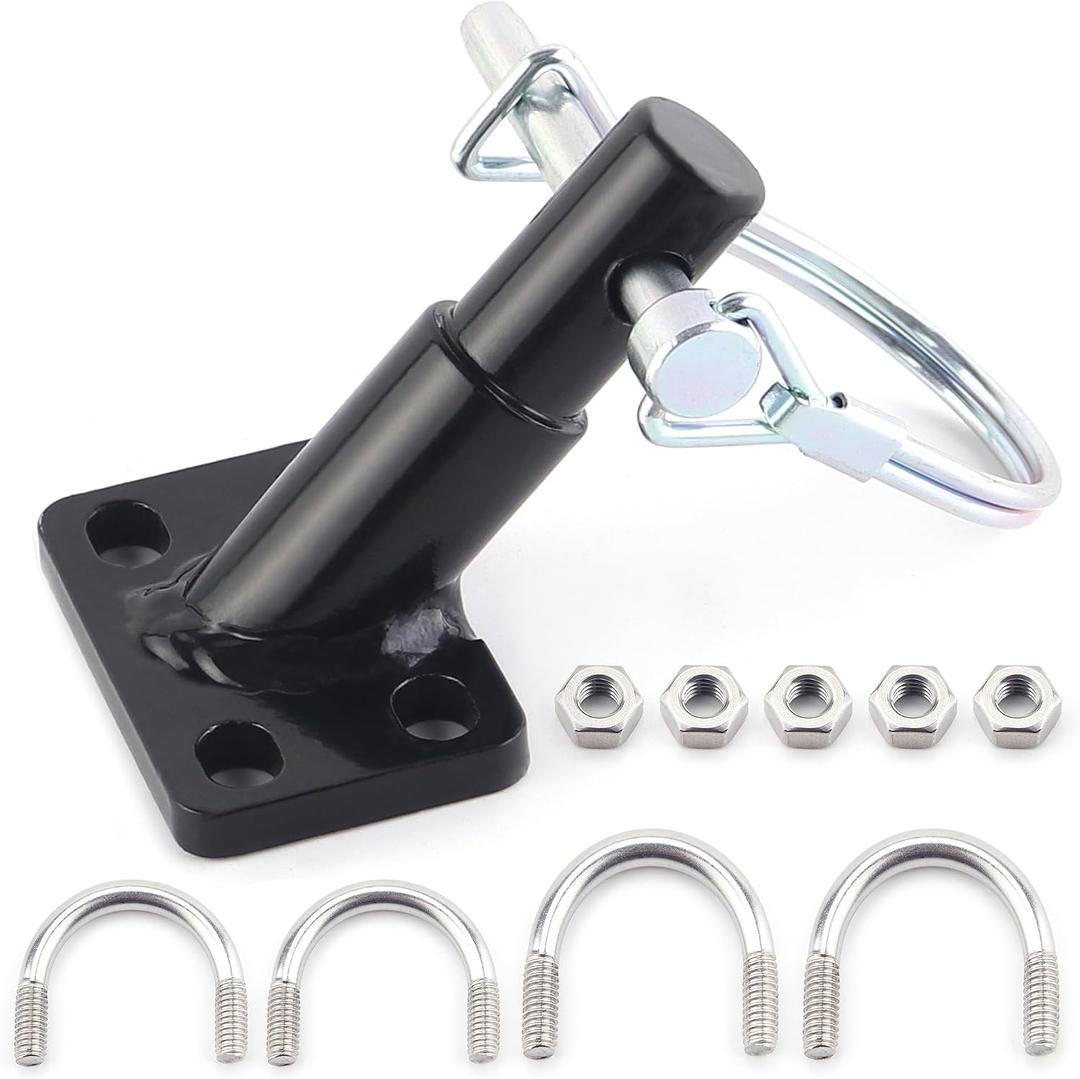 2025 Upgraded Bike Trailer Hitch Coupler Attachment for Schwinn & Instep Bike Trailer Parts, Bicycle Trailer Adapter for Kids & Dog Bike Cargo Trailers Connector Accessories, Remolque para Bicicleta