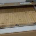 BOARDWELL - Extra Large Foldable Stovetop Cover Cutting Board – Double-Sided 29" x 21" Collapsible Noodle Board – XL Prep, Charcuterie & Sink Cover | Natural Bamboo