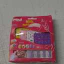 KISS imPRESS No Glue Mani Press On Nails, , 'Nail Artist Kit', Pink, Kids Size, Squoval Shape, Includes 26 Nails, 4 Sticker Sheets, 1 Mini File (Medium)