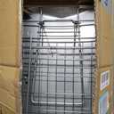 VEVOR Live Animal Cage Trap, 31" x 10" x 12" Humane Cat Trap Galvanized Iron, Folding Animal Trap with Handle for Rabbits, Stray Cats, Squirrels, Raccoons, Groundhogs and Opossums