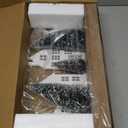 Christmas Decorations for Home Led Lighted Christmas Tree Decor with Timer Wooden Merry Christmas Sign Rustic Farmhouse Tabletop Block Xmas Holiday Signs Indoor Room Party