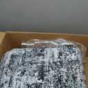 Area Rug 9x12 Washable Rug Blue for Living Room, Dining Room, Bedroom, Large Carpets, Non Slip & Non-Shedding Low Pile Vintage Print Rug for Home Office Decor