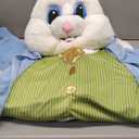 Morph Easter Bunny Costume Adult Deluxe Rabbit Mascot Outfit for Men - Perfect for Easter Costumes and Events (Large)