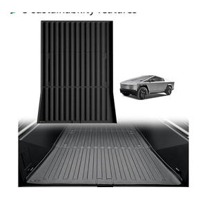TripleAliners Truck Bed Mat Compatible with 2023 2024 2025 2026 Tesla Cybertruck Accessories Vehicle Perfectly Flush All Weather Protection TPE Heavy Duty Pickup Car Bed Cargo Mat, 3 Pieces TripleAliners Truck Bed Mat Compatible with 2023 2024 2025 2026 Tesla Cybertruck Accessories Vehicle Perfectly Flush All Weather Protection TPE Heavy Duty Pickup Car Bed Cargo Mat, 3 Pieces