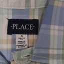 The Children's Place boys Short Sleeve Button Up Shirt, Size 4