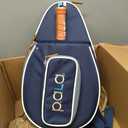 P.ala Set of 2 Padel Rackets one Montecarlo and one Monaco Mint and One Navy Blue Padel Bag