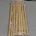 HOPELF 25PCS Bamboo Dowel Rods - 1/2 x 12 Inch - Wooden Sticks for Crafts, DIY Projects