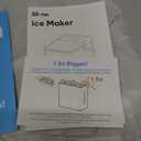 Silonn Countertop Ice Maker, Ice Makers Countertop with 2.5L Expandable Ice Basket & 1.8L Water Tank, 26Lbs/24H, 9 Bullet Ice in 6 Mins, Self-Cleaning, 2 Ice Sizes for Home Kitchen