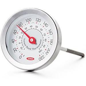 OXO Good Grips Chef's Precision Meat Thermometer, Silver