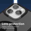 Gyizho Magnetic Case for iPhone 11 Pro Case [10FT-Grade Drop Tested & Compatible with MagSafe] Translucent Matte Back, Anti-Fingerprint Anti-Scratch 5.8 Inch, Black