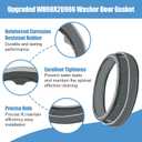 Upgraded WH08X20906 Washer Door Boot Seal Gasket Compatible with GE Washer Door Seal Gasket Parts Washing Machine Door Boot GFW450SPK0DG, GFW450SSK0WW, GFWS1700H0WW, GFWS1705H0DG Washer Seal Gasket