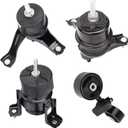 Engine Motor and Transmission Mount Kit Compatible with Camry 2002-2006 2.4L & Solara 2004-2008 2.4L Auto Transmission, Replace OE A4203 A4204 A4207 A4211, Set of 4