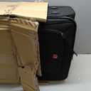 SWISSGEAR Sion Softside Expandable Spinner Luggage Durable Lightweight Travel Suitcase, Black, 2-Piece Set (21/29)