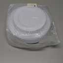 FLOWERCAT 60PCS White Plastic Plates - Heavy Duty White Disposable Plates for Birthday Party/Wedding -serve for 30 guests Include 30PCS 10.25" Dinner Plates & 30PCS 7.5" Dessert Plates for Party
