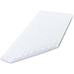 SlipX Solutions White Extra Long Rubber Safety Bath Mat (18 x 36 Inch, 220 Suction Cups, Great Non-Slip Coverage)