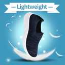 Apawwa Kids Lightweight Slip On Running Shoes - Pink/Blue/Navy/Black Walking Shoes for Toddler/Little Kids/Big Kids