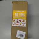 IJRPLM 50pcs 5oz 125ml Muffin Liners Cups with Lids (gold),50 Pack Baking Cups with Lids,5oz Aluminum Foil Cupcake Cups Muffin Liners, Standard size