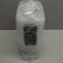 6-Pack Home Storage Bins, Plastic Container, Latching Box with Handle (Grey handle)