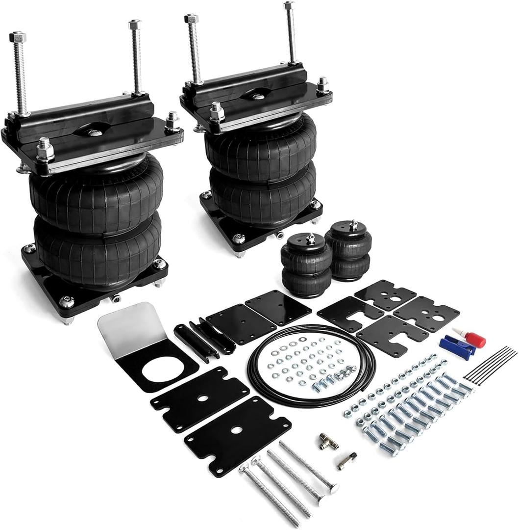 2PCS Air Spring Bags Suspension Kit for 1999-2007 Chevy Silverado 1500 and GMC Sierra 1500 2WD/4WD Pickups Rear Helper Bag Spring Towing 5000 lbs (7X1239)