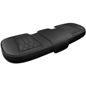 Elantrip Adjustable Bench Seat Cover (Bottom Only) - 49-56'' PU Leather Rear Car Seat Protector, Non-Slip Fit for Car, SUV, Trucks, Easy Access to Seatbelt Buckles, Waterproof & Wrinkle-Resistant