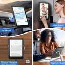 OWKEY Magnetic Case for 7" Kindle Paperwhite 12th Gen 2024 and Kindle Colorsoft - with AirBag Compatible with iPhone MagSafe, Black