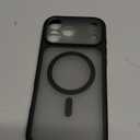 TOCOL for iPhone 17 Pro Max Phone Case, Compatible with Magsafe, Full Camera Protection, Built-in Magnetic Ring, Translucent Matte for iPhone 17 Pro Max Case 6.9 inch (Black)