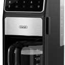 Gevi 10 Cup Drip Coffee Maker with Built-in Grinder, Grind Brew Burr Combo Coffee Machine with Touch Screen, Programmable, 4-Hour Warm Plate, Permanent Filter, Coffee Carafe