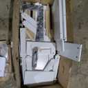 Merax Queen Size Murphy Bed with Top Cabinet, Shelves and Wardrobe, Fold into The Wall, Space-Saving Design Foldable Platform Bed Frame, Multifunctional Bed for Bedroom, Guest Room, Home Office, White