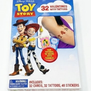 Exchange Cards Toy Story Tattos 4 Pack