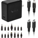 Helix 65W Universal USB-C Laptop Charger Power Adapter (ETHNBC65U) Black