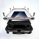 Lunivop for Samsung Galaxy S25 Ultra Case Heavy Duty Metal Phone case with Built-in Screen Protector Lens Protective dust Proof Military Grade Rugged [The Fingerprints Don't Work] Silver