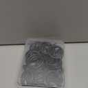 Hotop 30 Pcs Metal Drapery Curtain Rings 0.98/1.26/1.65 inch Interior Diameter and 30 Pcs Hanging Curtain Drapery Pin Hooks for Window Door Shower(Brown,25 mm)