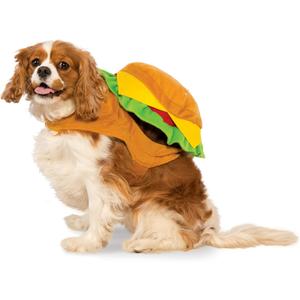 Rubies Cheeseburger Pet Costume for Dogs or Cats, Medium (Medium (Pack of 1))