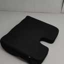 Car Seat Cushion, Ergonomic Memory Foam Airplane Seat Cushion for Sciatica & Coccyx & Tailbone Pain Relief,Chair Pillow,Butt Cushion for Car Drivers,Long Sitting Office Workers (Black)