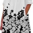Shirt Dresses for Women 2023 Polka Dot Midi Dress Long Sleeve Button Down Dress Dressy Casual Ladies Clothing, XXL