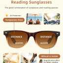 LADEESSE 3 Pack Bifocal Reading Sunglasses for Women, UV400 Sun Readers Glasses Spring Hinge Outdoor Sunglasses