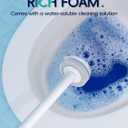 Disposable Toilet Cleaning System - Toilet Wand Kit with 18 High-Performance Refills, Wall Mounted Brush and Holder for Deep Cleaning Bathroom (Brush + 18 Refills)