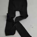 Fleece Lined Tights Sheer Women - Fake Translucent Warm Pantyhose Leggings Sheer Thick Tights for Winter (Large, Black)