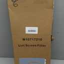 AMI PARTS W10717210 W11522758 Dryer Lint Filter Case Screen Replacement Parts Fit for whirl-pool, ken-more - Repalce 348846, 348851, 689465, 8557857, 8557882, 8558463, 8559787, 8565972, etc