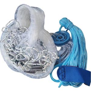 Lawaia Cast Net with Lead Sinkers Fishing Throw Nets Hand Castnet Shrimp Bait Traps 1/2 inch Mesh for Freshwater Saltwater with 3ft/4ft/5ft/ 6ft/ 7ft/ 8ft/ 9ft/ 10ft/ 11ft/ 12ft Radius
