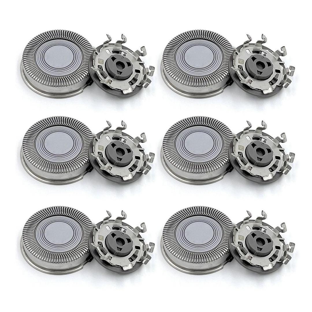 SH30 Replacement Heads for Philips Norelco Shaver Series 3000, 2000, 1000 (6 PACK)