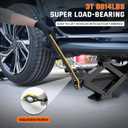 Scissor Jack 3 Ton, 4.1"-18.3" Lifting Car Jack, Heavy Duty Car Jack Kit, Portable Tire Changing kit with Lug Wrench, Tire Jack Tool for Car SUV MPV