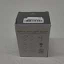 Power Strip Tower with Wireless Charger, Flat Plug Surge Protector Tower with 6FT Extension Cord, 12 AC Multiple Outlets, 4 USB (2 USB C),15W Wireless Charging Power Tower for Home Office Dorm, White