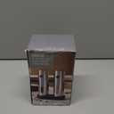 Salt and Pepper Grinder Set Electric,Rechargeable Salt and Pepper Shakers Stainless Steel with USB C Dual Charging Base,Upgraded Large Capacity,Adjustable Coarseness,LED Light,Ideal for Mom