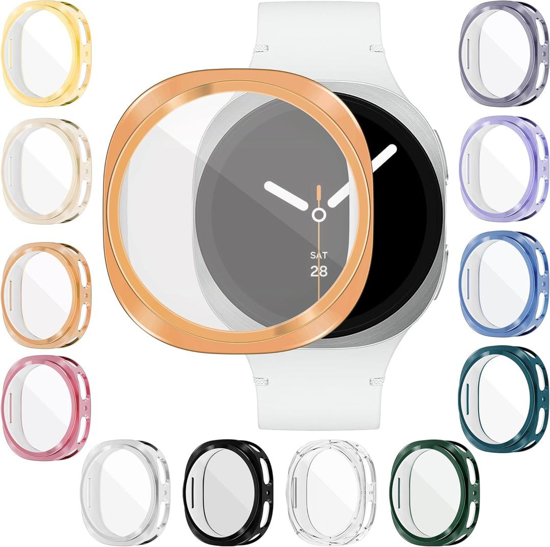 [12 Pack] Watch Screen Protector for Galaxy Watch8 40mm, Soft TPU Watch Case Protective Cover for Samsung Galaxy Watch8 40MM(SM-L320)