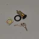 Prime-Line U 11296 Rim Cylinder Lock, 3/4 in. Hole Center, Diecast, Classic Bronze, Kwikset (Single Pack)